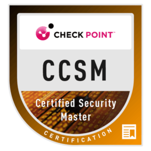 Check Point Certified Security Master (CCSM)